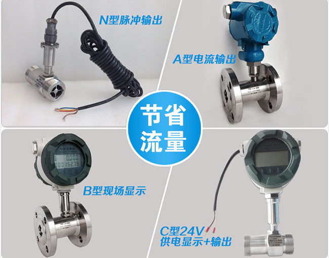 卡箍式液體渦輪流量計(jì)選型示意圖